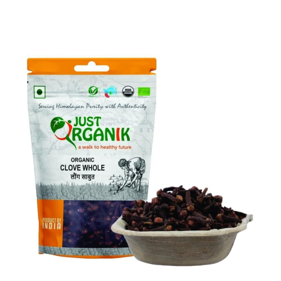 Just Organik Clove Whole 50gm, 100% Organic