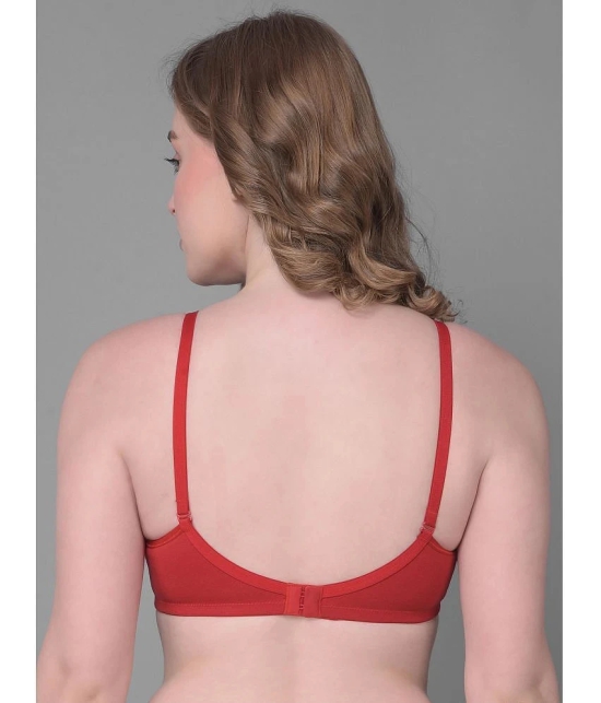 Dollar Missy Red Cotton Non Padded Womens Everyday Bra ( Pack of 1 ) - None