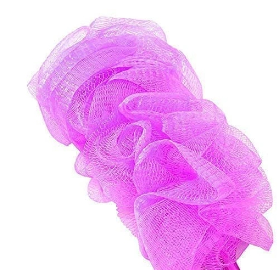 Namaskaram Loofahs for Bathing in Long Handle for Men and Women, Pack of 1