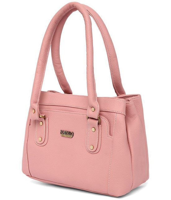 Fostelo - Light Pink  PU Shoulder Bag - Light Pink