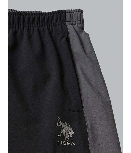 U.S. Polo Assn. Black Polyester Mens Trackpants ( Pack of 1 ) - None