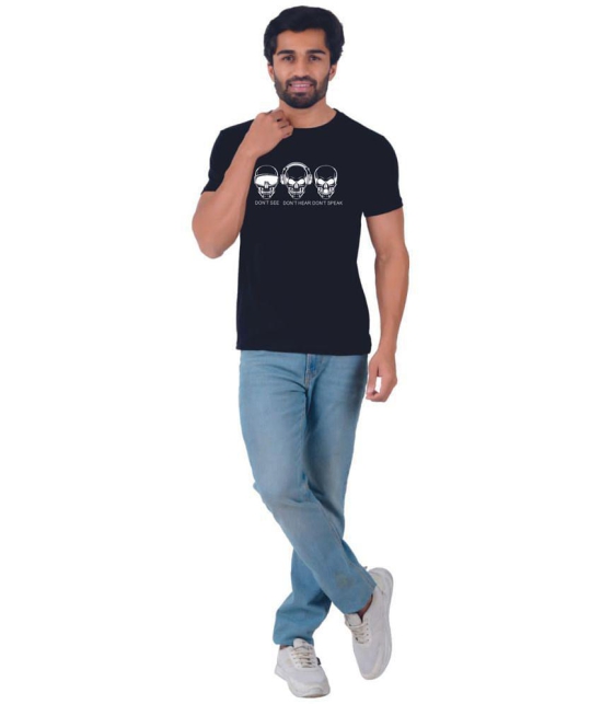 ferocious - Black Cotton Regular Fit Men's T-Shirt ( Pack of 1 ) - None