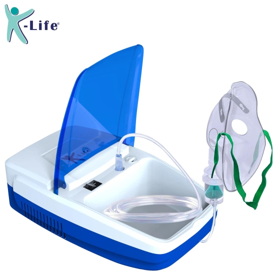 K-Life Neb-102 Nebulizer with Inbuilt Storage Chamber (White)