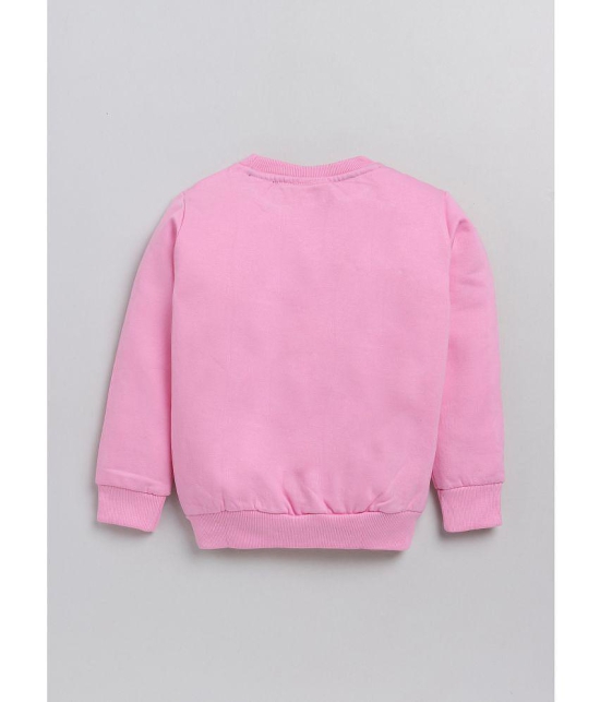 Lazy Shark Girls Pink Printed Sweatshirts - None