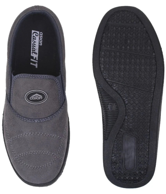 ASIAN A-402 Black Mens Slip-on Shoes - None