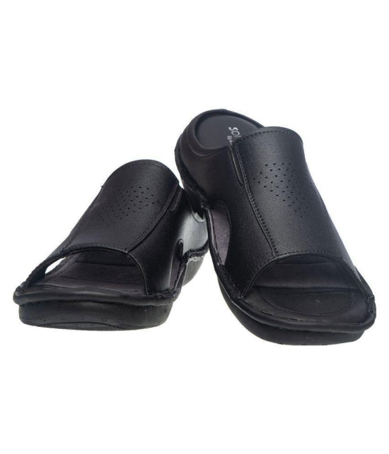 KHADIM Black Flip Flops - 9