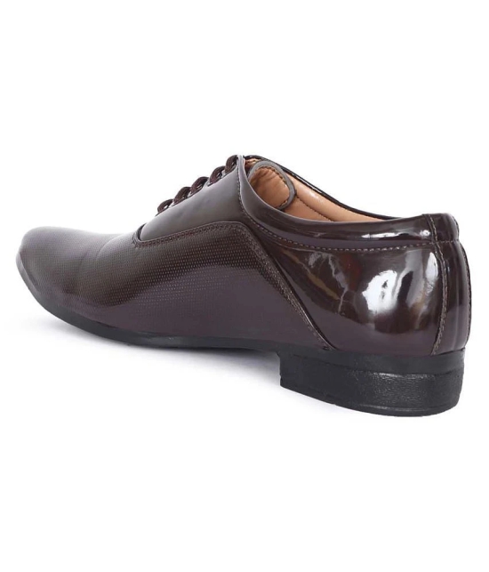 Aadi Brown Mens Derby Formal Shoes - None