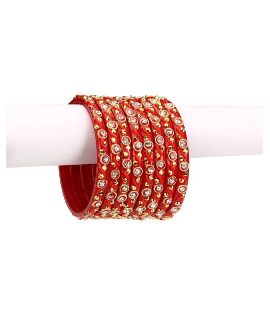 Somil Designer Wedding Fancy Glass Bangle Set For Party, Marriage, Function And Daily Use - None