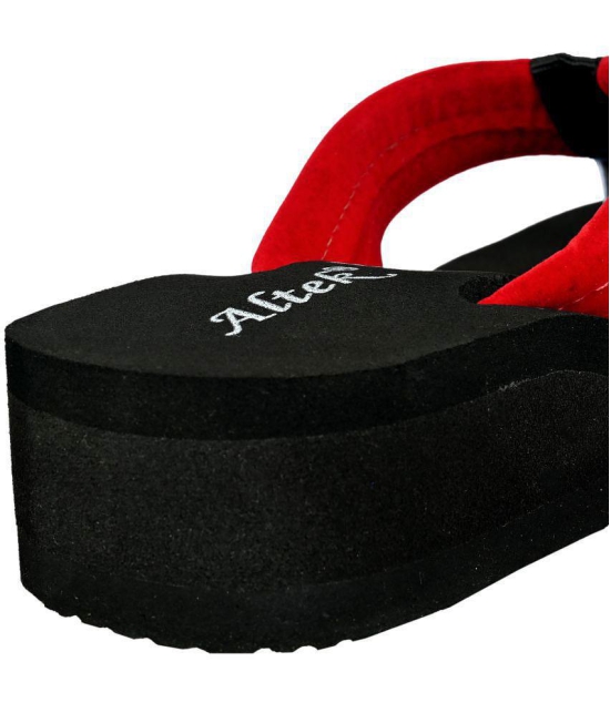 Altek Red Womens Slipper - None