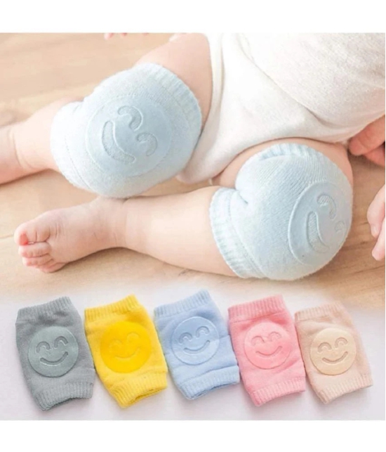 KALPVRUKSH ENTERPRISE - Multicolor Cotton Baby Knee Pad ( Pair of 1 )