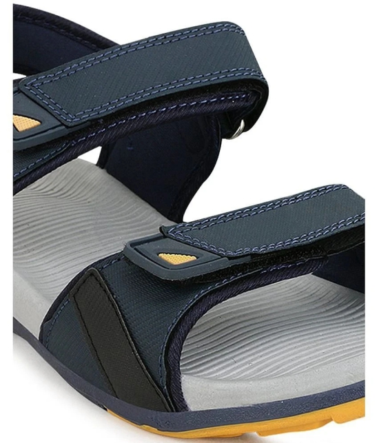 Campus - Navy Mens Floater Sandals - None