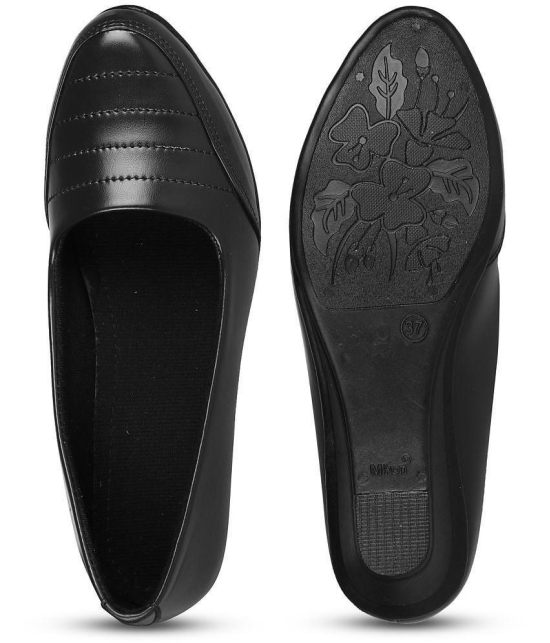 Saheb - Black Womens Formal Ballerinas - None