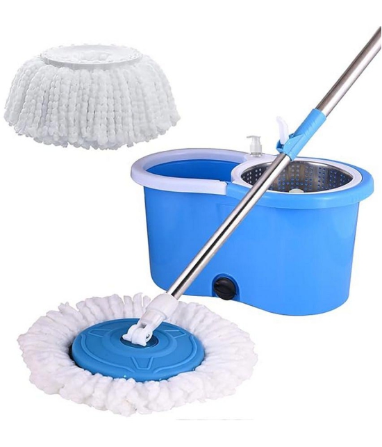 TISYAA - Double Bucket Mop ( Extendable Mop Handle with 360 Degree Movement ) - Multicolor