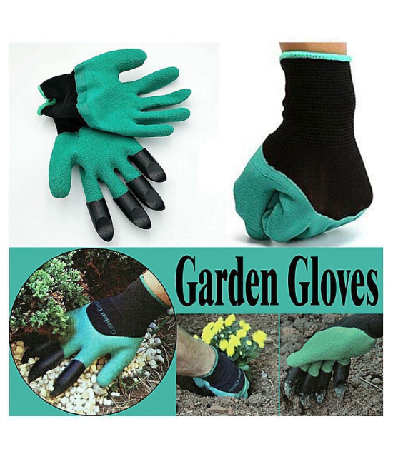 BAWALY unisex garden gloves Plastic Universal Size Cleaning Glove