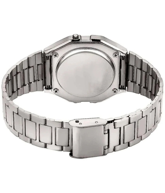 acnos Silver Stainless Steel Analog Mens Watch