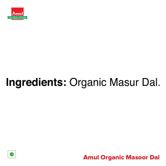 Amul Organic Masoor Dal