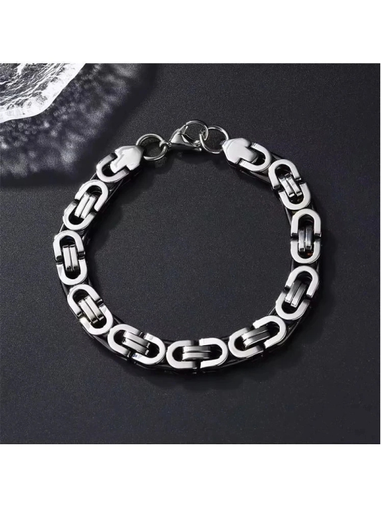 FASHION FRILL Silver Bracelet ( Pack of 1 ) - None