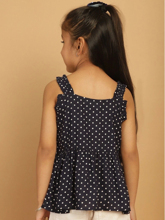 MINI & MING Girls Polka Dot Printed Top