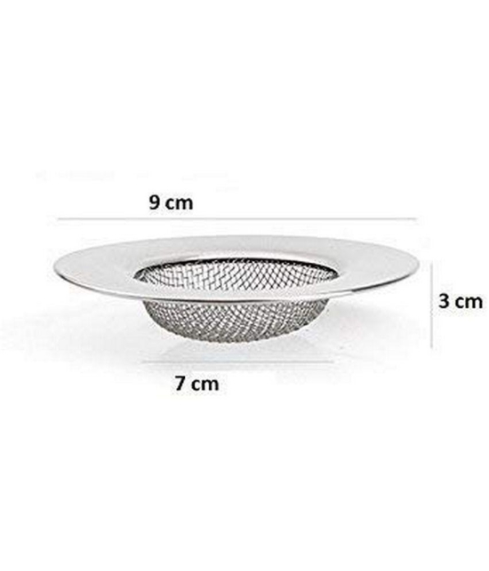 Stainless Steel Kitchen Strainer Sink Jali, Drain Basin Basket Filter Stopper Drainer, 9 cm