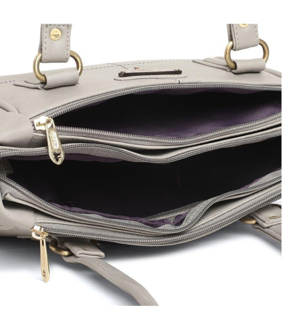 Fostelo - Grey Melange PU Shoulder Bag - Grey Melange