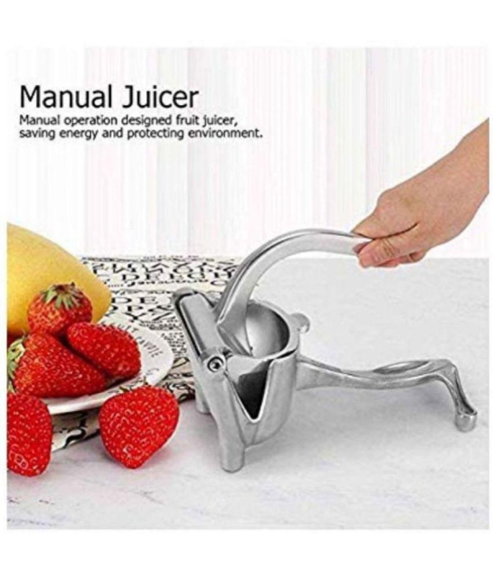 HOMETALAS Fruit Squeezer Silver Manual Juicer - Silver