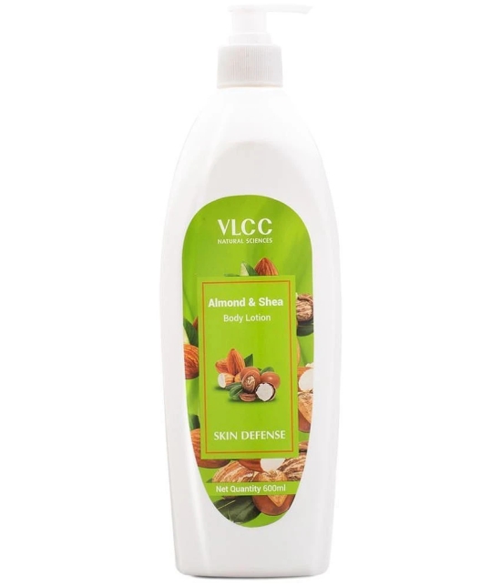 VLCC Almond and Shea Body Lotion, 600 ml, Restores Dry Dull Skin