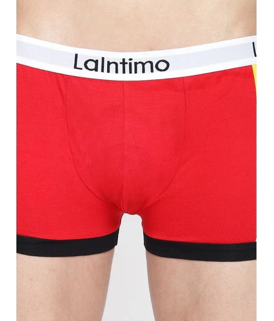 La Intimo Pack of 3 Cotton Mens Trunks ( Multicolor ) - None