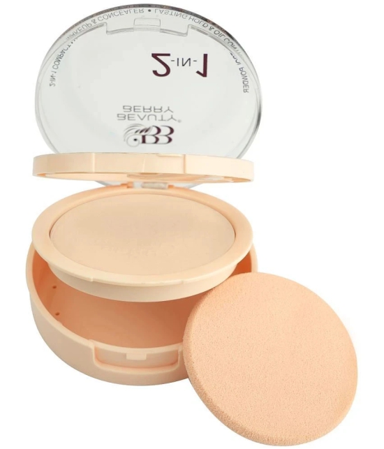 Beauty Berry Compact Concealer or Highlighter Finishing Powder Ivory 12 g