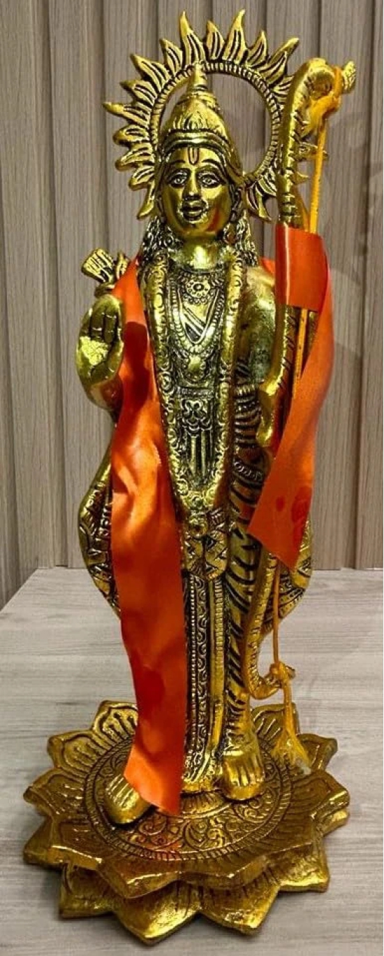 Aarna Creations Hand Crafted Metal Ram Idol| Sacred Ram Murti| Antique and Beautiful Ram Idol