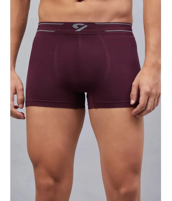 C9 Airwear Nylon Mens Trunks ( Maroon ) - None