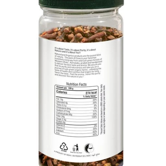 Natureland Organics Clove, 75 gm