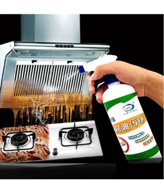 DHSMART Kitchen Cleaner Spray Oil & Grease Stain Remover Dishwash Liquid Stove & Chimney Cleaner Spray 450 mL