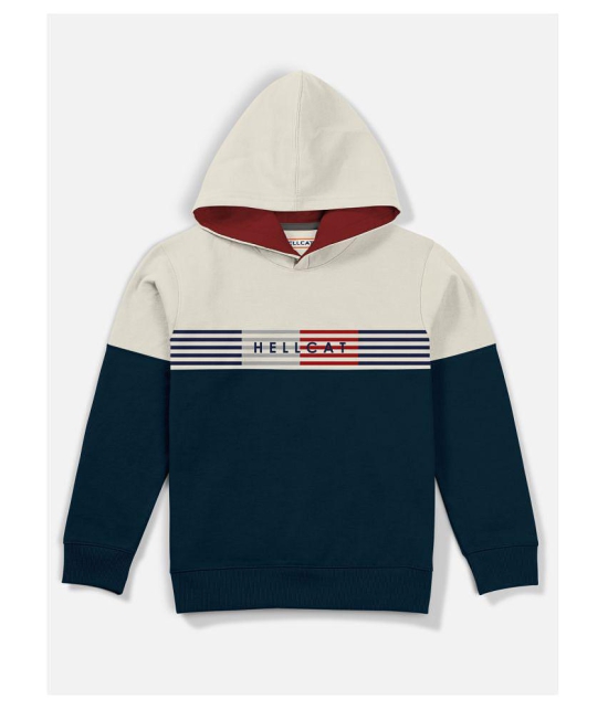 HELLCAT Trendy Multicolour Hoodie Sweatshirt for Boys - None