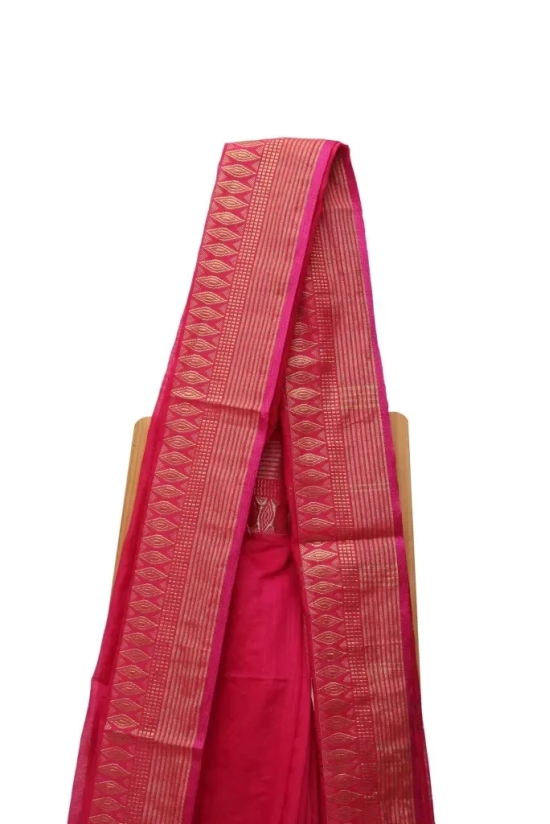 Tisser Cotton silk saree with blouse piece