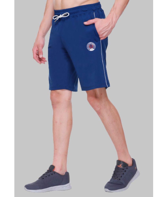 LEEBONEE - Blue Polyester Lycra Men's Running Shorts ( Pack of 1 ) - None