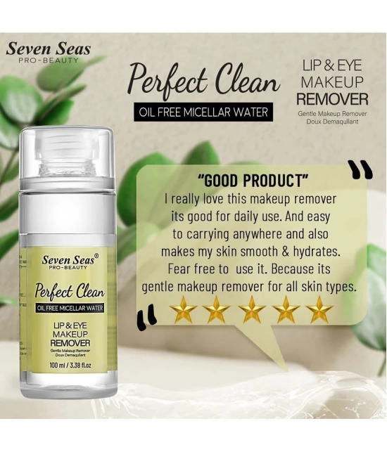 Seven Seas Perfect Clean Oil Free Micellar Water Lip & Eye Makeup Cleanser