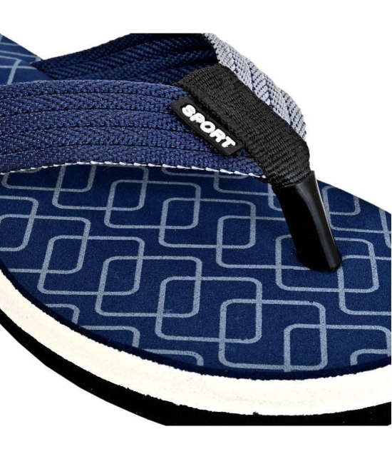 GRASS WALK - Navy Blue Men's Daily Slipper - None