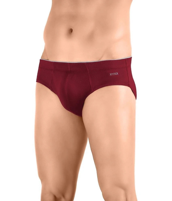 XYXX Modal Mens Briefs ( Maroon ) - XL