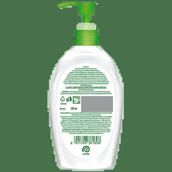 Dettol Germ Protection Hand Sanitizer, 200 ml