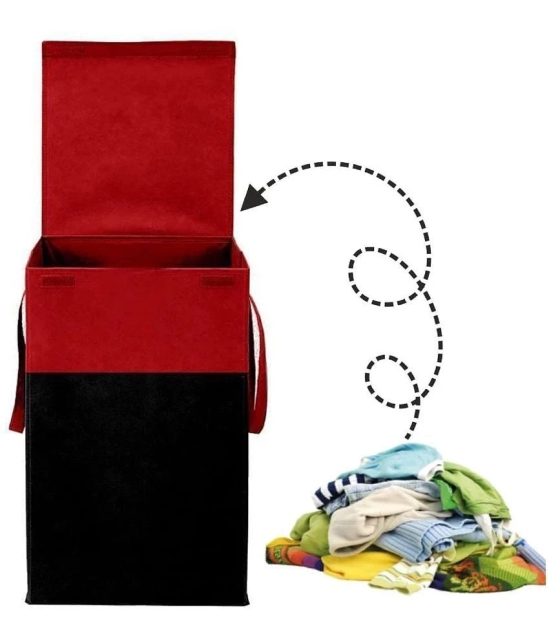 HOMETALES Red Laundry Bag