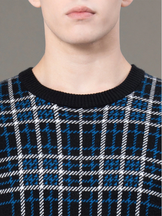 RedTape Round Neck Pattern Sweater for Men | Ultimate Comfort