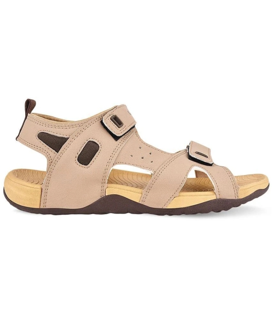 Campus - Beige Mens Floater Sandals - None