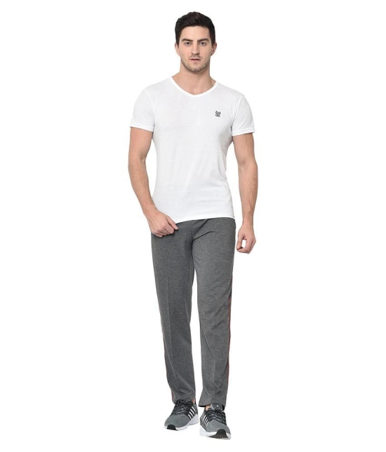 Vimal Jonney Grey Cotton Blend Trackpants - XL