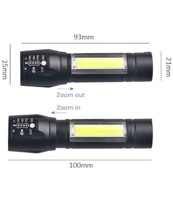 SHB - 7W Rechargeable Flashlight Torch ( Pack of 1 )