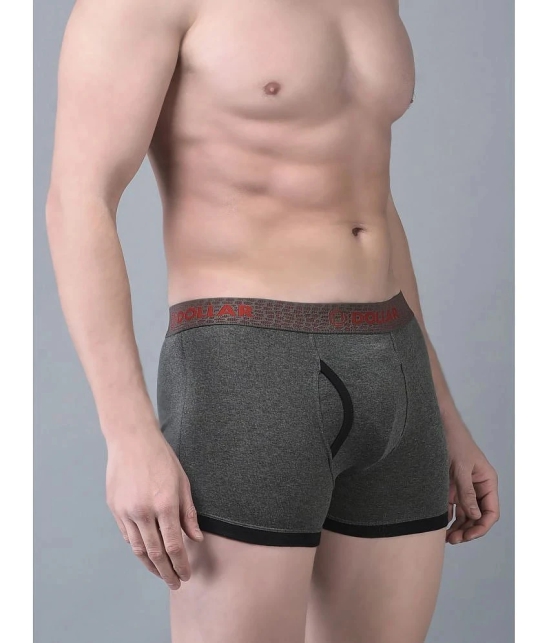 Pack of 2 Dollar Bigboss Assorted Solid Cotton Blend Men Trunk - None