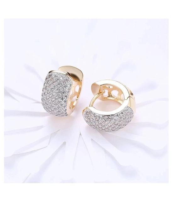 YouBella Crystal Gold Plated Stylish Latest Design Earrings for Girls and Womens - Golden