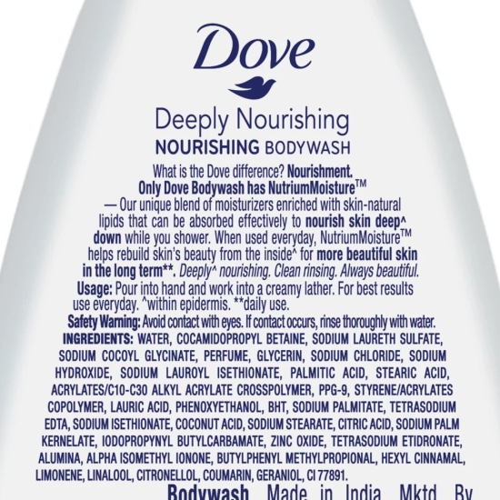 Dove Deeply Nourishing Body Wash, 190 Ml