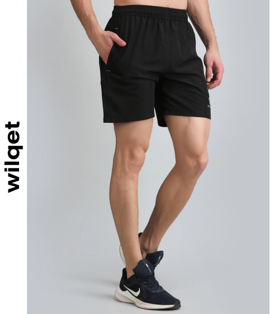 Mens Running Cut - Sew Shorts-Black / L