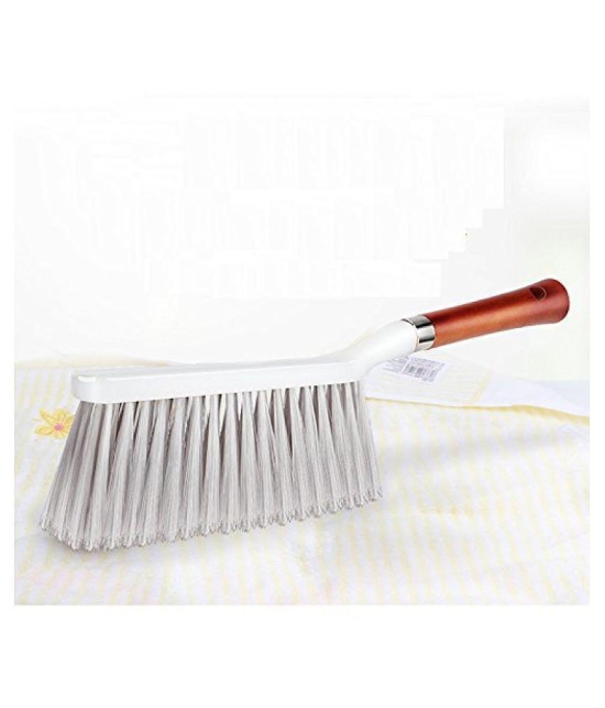 Hard & Long Bristles Cleaning Brush for Car Seat Carpet Mats- Plastic Handle