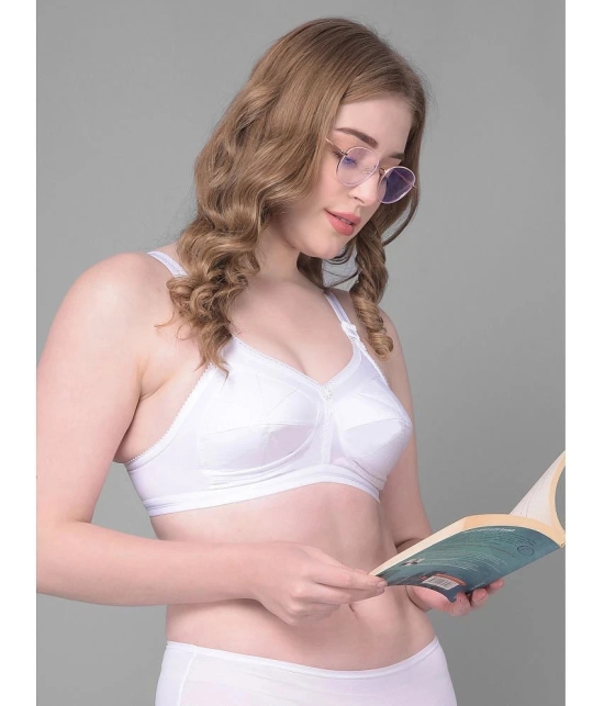 Dollar Missy White Cotton Non Padded Womens Everyday Bra ( Pack of 1 ) - None